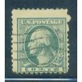 Used 525 1c George Washington Average A12478