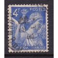 FRANCE 1944 IRIS NEW COLOURS 4F VALUE USED SG868