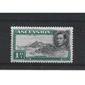 Ascension.SG39d 1d Three Sisters.Mounted Mint.A...