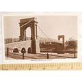 vintage postcard Suspension Bridge, Nottingham