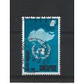 Singapore.SG122 30c U.N. emblem and outline of ...