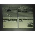 1967 GMC Pickup Truck Ad - V-8's Eat Up Traffic