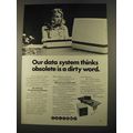 1975 Calcomp Vertual Terminal System Ad - Dirty Word