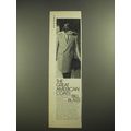 1980 Bill Blass Latham Coat Ad - The Great Amer...