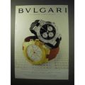 1997 Bvlgari Bulgari Chronograph Watch Ad