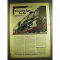 1941 Association of American Railroads Ad - It's something bigger than size