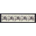 2124a 4.9c Buckboard Fine MNH Dry Gum PNC 2/5 G...