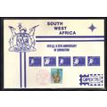 Card South West Africa Stamp 25th Coronation CA...