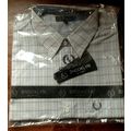 BROOKLYN GREY CHECKED S/S SHIRT 3XL £29.99 BNWT