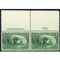 285, Mint VF/XF NH 1¢ OK # And Imprint Pair - S...