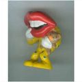 1991 Hardees Tang Big Mouth Tag PVC Figure