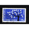 CYPRUS 1963 EUROPA 10m BLUE BLACK SG 224 FINE USED