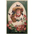 CARTE POSTALE - GAUFREE - ref 9