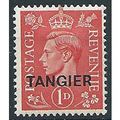 Tangier 1944 SG252 1d Pale Scarlet Mounted Mint...