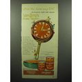 1952 Van Camp's Pork and Beans Ad - When the Clock Says Eat