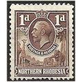 Northern Rhodesia 1925 SG2 1d Brown Mounted Min...