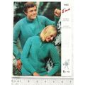 1970 Emu 4462 His & Hers sweaters DK