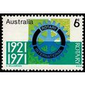 Australia 1971 Rotary 6c MNH Stamp