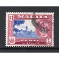 Malaysia (Perak) - 1957-61 - $1 Ultramarine & R...