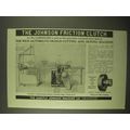 1922 Johnson Friction Clutch Ad - Weis Cutting ...