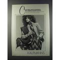 1981 Kaufmann's Ad - Calvin Klein Santa Fe Jacket