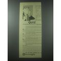 1954 Burroughs Adding Machine Limited Ad - Quiz for business men with low E.Q's