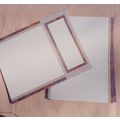 Purple Marble Tri-fold Brochure Paper Stationer...