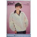 Vintage: Emu 3892 cardigan Butterfly with cotton