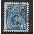 PERU 1924 PORTRAITS 15c BLUE DE LA MAR SG 435 F...