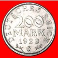 INFLATION: GERMANY WEIMAR REPUBLIC ★ 200 MARK 1...