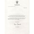 St James Palace Letter Death Of Princess Diana ...