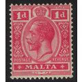 Malta George V 1d 1914 MH SG#73