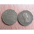 GB 1963 Elizabeth II Brass Threepence 3d Coin