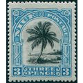 Niue 1920 3d black & blue SG41 unused
