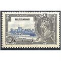 Barbados 1935 SG242 1 1/2d Ultramarine & Grey S...