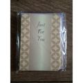 Just For You Cards - pack of 6