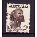 AUSTRALIA 1957 SG 253b 2s 6d DEEP BROWN ABORIGI...