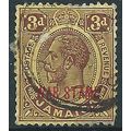 Jamaica 1919 SG77 3d Purple/Yellow WAT STAMP Fi...