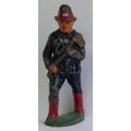VINTAGE Barclay's ' FIREMAN ' with AXE ' ( 1940s )