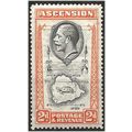 Ascension Island 1934 SG24 2d Black & Orange Mo...