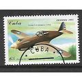 CUBA 1995 65c CURTISS P-40 USA SG 3976 FINE USED#2