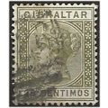 Gibraltar 1890 SG29 75c Olive-Green Wmk Crown C...