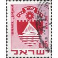ISRAEL, Town crests, Bat Yam, carmine 1969, 0.1...