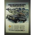 1983 Eagle SX-4 Liftback Car Ad - Roads are Rotten