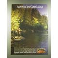 1986 Redwood Tobacco Ad - Green Valleys