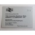 British Railways TUC Industrial Relations Rally...