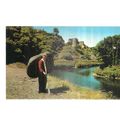 WELSH CORACLE FISHERMAN, WALES unused vintage p...