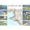 France; land map; de Jade coast