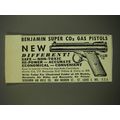 1952 Benjamin Air Rifle Super CO2 Gas Pistols Advertisement