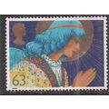 GB 1998 QE2 63p Christmas ' Angel Praying ' use...